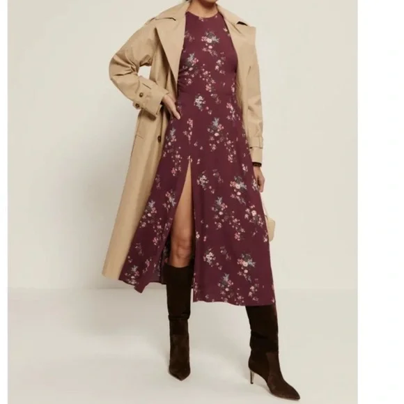 Reformation Gavin Midi Dress